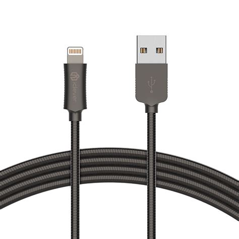 Iclever Braided Stainless Steel Lightning Charger Cable