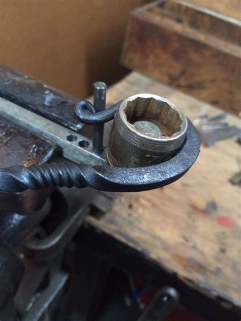 No Weld Socket Hex Wrench Bending Jig Forging Tools Blacksmithing