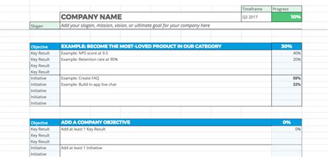 Blank invoice template google docs | spreadsheet collections blank invoice template google sheets. A free Google Sheets OKR template to help you manage your ...