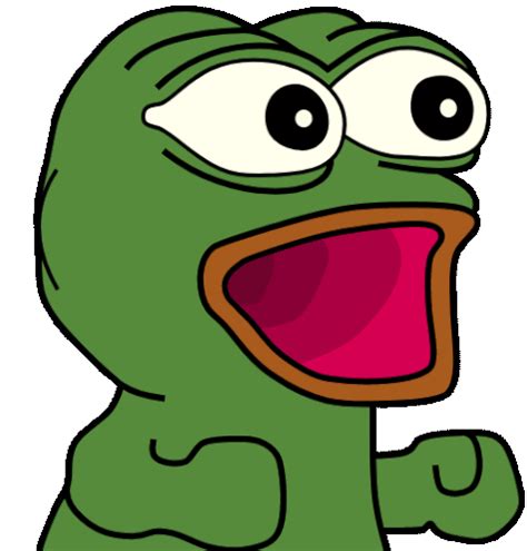 Pepe Frog Sticker Peepo Pepe The Frog Twitch Emote Stickers Meme