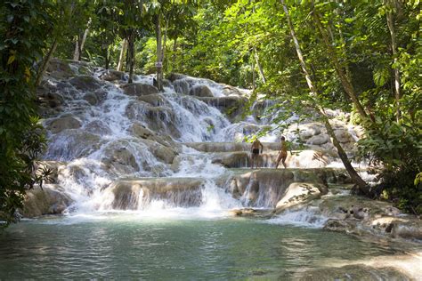 Visiting Dunns River Falls In Jamaica