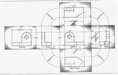 Engr1304 Orthographic Multiview Projections