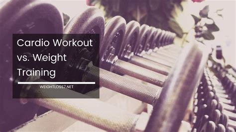 Cardio Workout Vs Weight Training