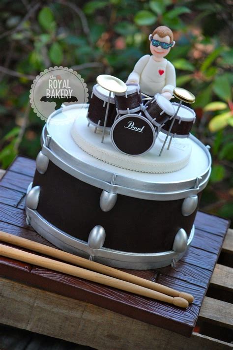 21 Awesome Photo Of Drum Birthday Cake Drum