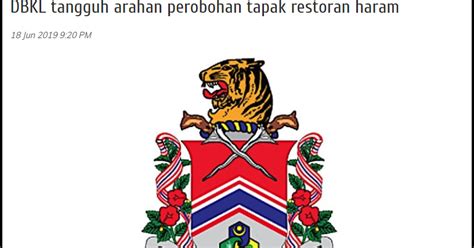 Text of sistem ekologi rantaian mkn. Blog Rasmi PPIM: 4999) DBKL TANGGUH ARAHAN PEROBOHAN TAPAK ...