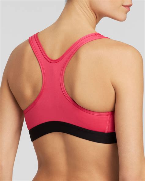 Nike Sports Bra Pro Classic Padded In Vivid Pink Pink Lyst