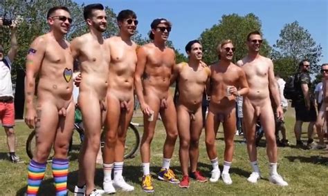 Guys With Uncut Dicks Naked In Public During WNBR Spycamfromguys Hidden Cams Spying On Men