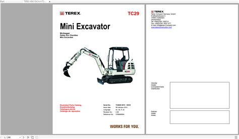 Terex Mini Excavator Tc29 Parts Manuals Auto Repair Manual Forum