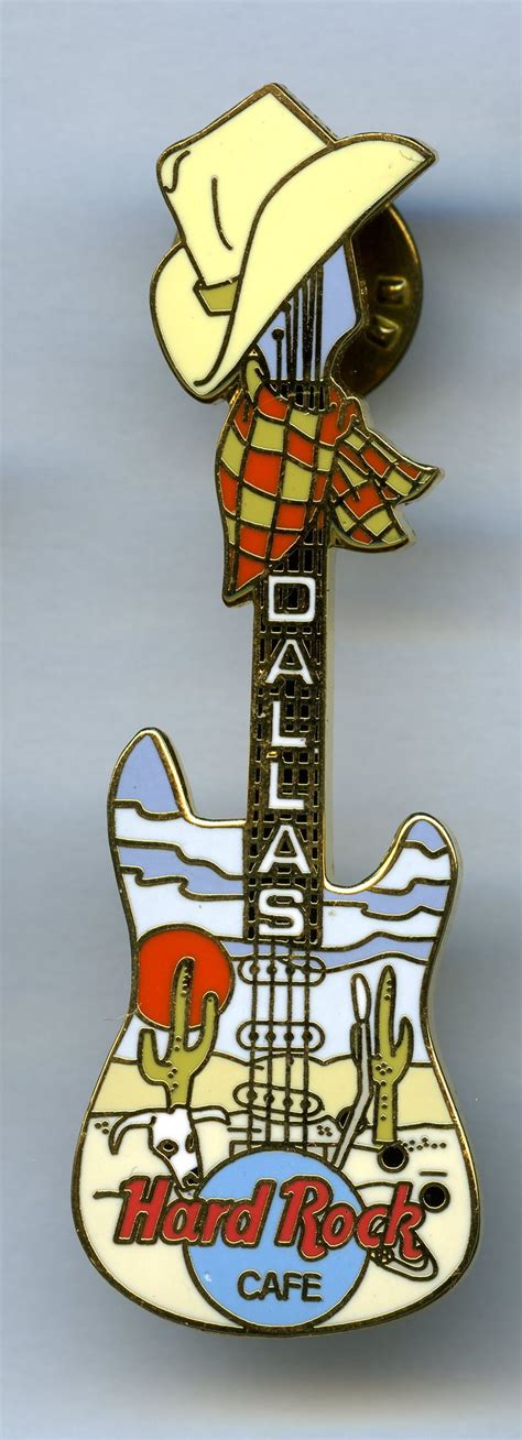 Dallas Hard Rock Cafe Guitar Pin Hard Rock Cafe Hard Rock Guitar Pins