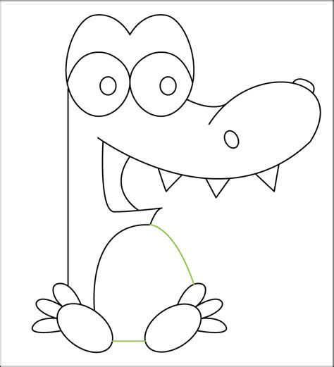 How To Draw An Alligator For Kids Tree Valley Academy