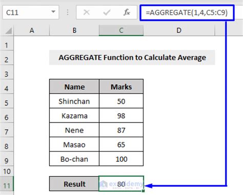 How To Use Aggregate Function In Excel 13 Examples Exceldemy