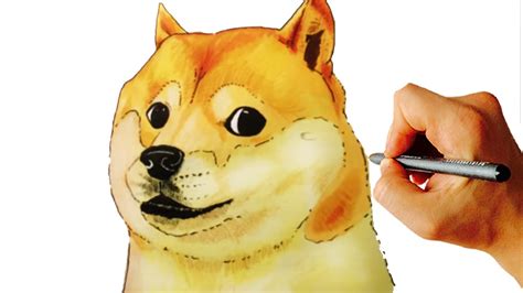 Doge Shiebe Meme Step By Step Drawing Lesson Learn How To Draw