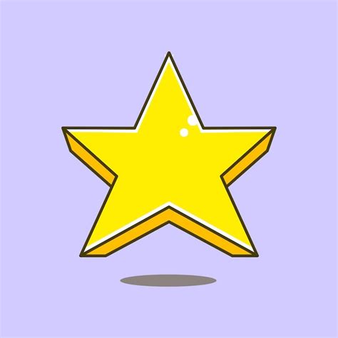 Premium Vector Star Cute Icon Vector Art Illustration