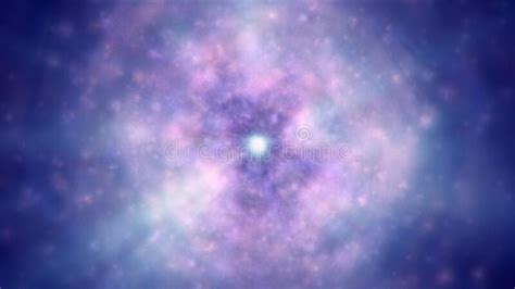 Abstract Zoom Effect Of Star Light Background Stock Illustration