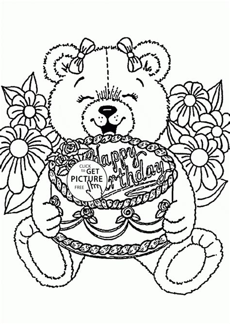 See more ideas about birthday coloring pages, happy birthday coloring pages, coloring pages. Get This Happy Birthday Coloring Pages Free Printable 61840