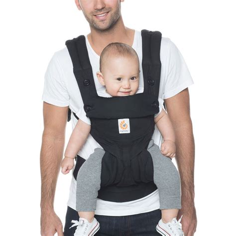 Ergobaby 360 All Carry Positions Ergonomic Baby Carrier Pure Black
