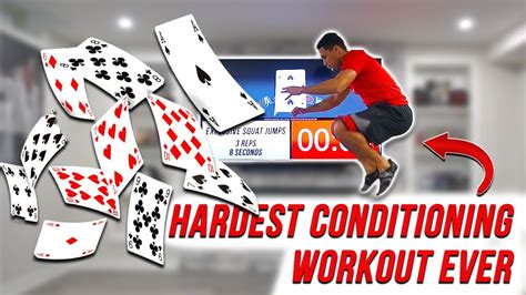 The best virtual deck of cards. WORLDS HARDEST CONDITIONING WORKOUT | Virtual Deck Of Cards Training - YouTube