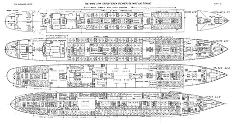 Rms Titanic Images Deck Plans