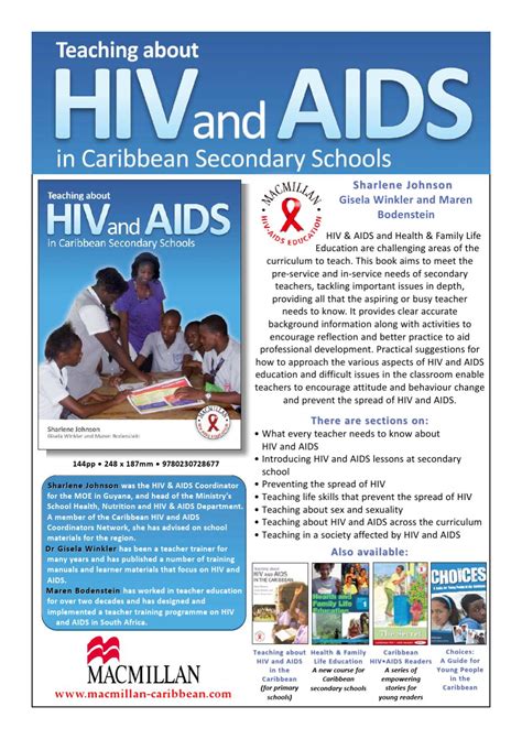Teaching About Hiv And Aids In Caribbean Secondary Schools Flyer By Macmillan Caribbean Issuu