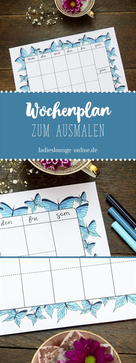 Kostenlose kündigungsschreiben vorlage für die versicherung. WOCHENPLAN VORLAGE Zum ausmalen | Finde praktische Wochenpläne für Kinder, Essen und Planung bei ...