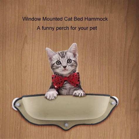 Got more than one cat? WINDOW MOUNTED CAT BED HAMMOCK | Cat hammock, Cat bed, Pet hammock