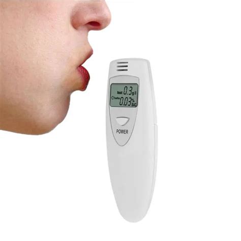 professional portable alcohol tester lcd digital alcohol breath tester breathalyzer analyzer
