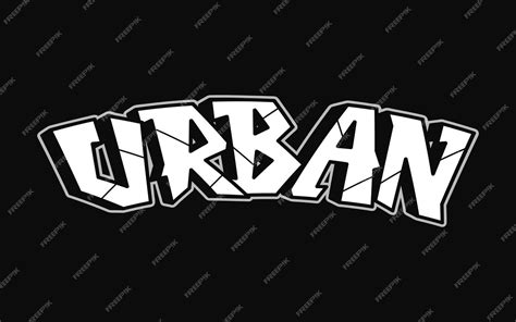 Letras De Estilo Graffiti Psicodélico De Palabras Urbanas Vector Premium