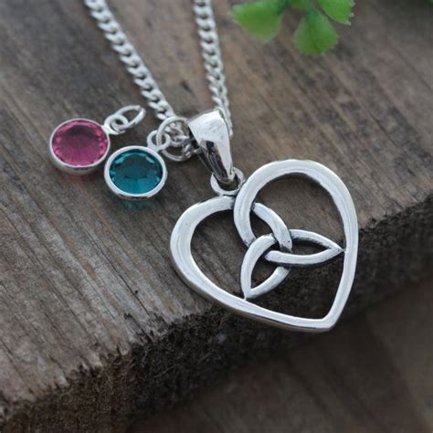 Sisters Necklace Celtic Stages Woman Celtic Symbol For Etsy Celtic