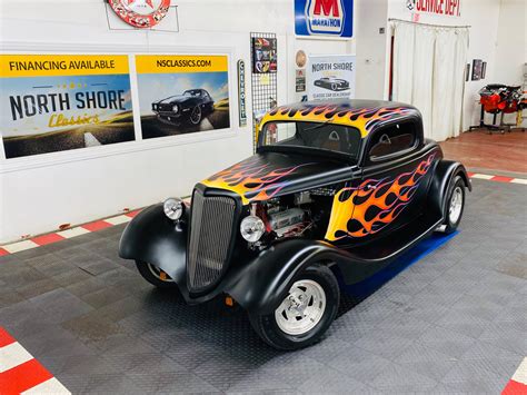 1934 Ford Hot Rod Street Rod Old School Street Rod Very Reliable Custom Flames See