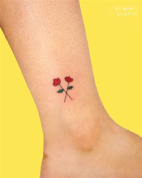 10 Ankle Flower Tattoo Ideas That Will Blow Your Mind Alexie