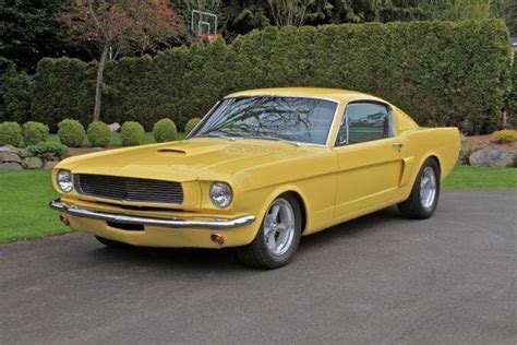 Yellow 1965 Ford Mustang For Sale Mcg Marketplace