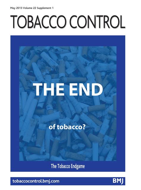 The Tobacco Free Generation Proposal Tobacco Control