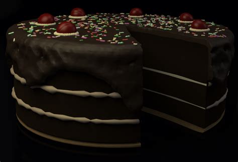 Blender Birthday Cake Cg Cookie