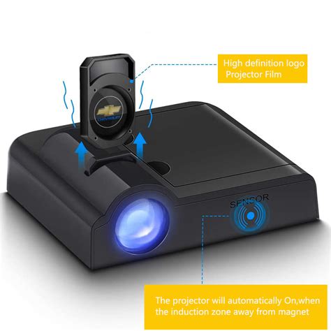 Doxmall 2pcs Car Door Led Projector Light Shadow Ghost Light Wireless