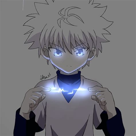 Killua Zoldiack Benim Tarafımdan Aydınlatma Efekti Ile Yapılmıştır R