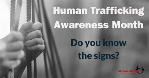 January Is Human Trafficking Awareness Month Shared Hope International