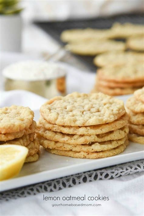 Smol lemon demon and plush lemon demon. Lemon Oatmeal Cookies | Recipe | Oatmeal cookies, Lemon cookies, Food recipes