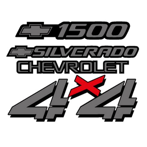 Sticker Chevrolet Silverado Logo