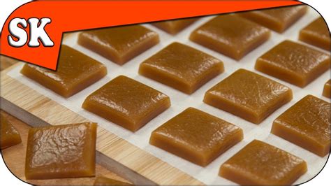 How To Make Caramels Chewy Caramel Toffee Steves Kitchen