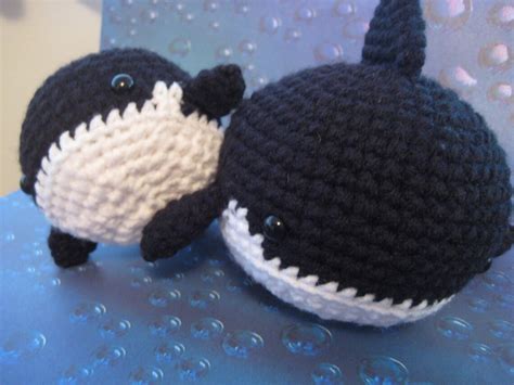 Orca Killer Whale Amigurumi Crochet Pattern Etsy
