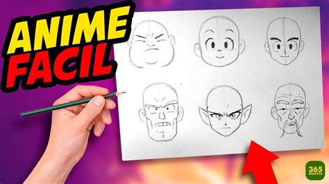 Como Dibujar Anime Facil 🔥 Como Dibujar Cabezas Para Diferentes