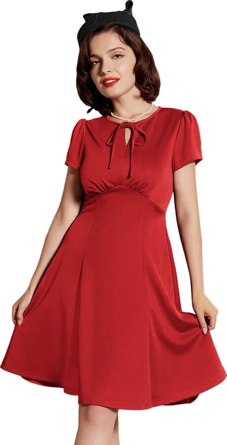 Belle Poque 50s Vintage Midi Dress Rockabilly Dresses Ruffle High Waist For Sexy Outfits Women
