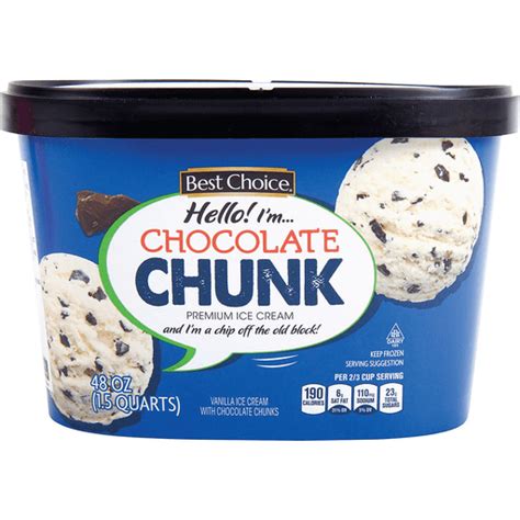 Best Choice Chocolate Chunk Ice Cream Scround Ice Cream Banks Market