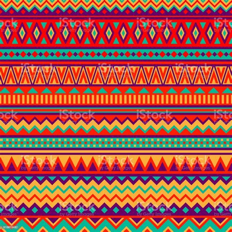 Mexican Folk Art Patterns Stock Vector Art And More Images