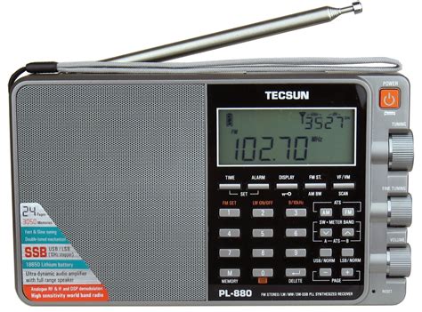 Tecsun Pl 880 Portable Band Radio Receiver With Amfmssb Modes Amazon