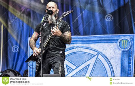 Anthrax Heavy Metal Band Live In Concert 2016 Editorial Image Image