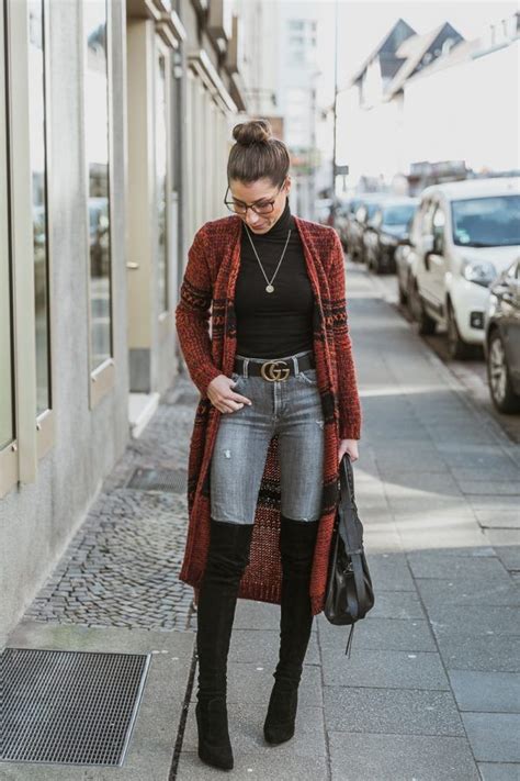 We did not find results for: Langer Cardigan, Jeans & schwarze Overknees in 2020 ...