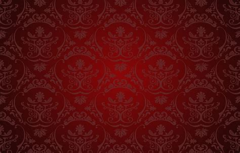 Dark Red Pattern Wallpaper