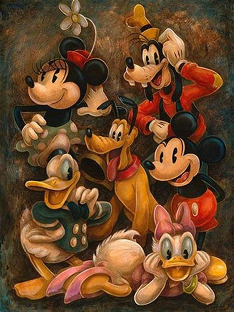 5d Diamond Painting Mickey Mouse Full Round Drill Art Mosaic Etsy