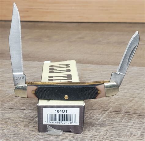 Schrade Old Timer Minuteman Knife Cr Blade Delrin Handles Ot New